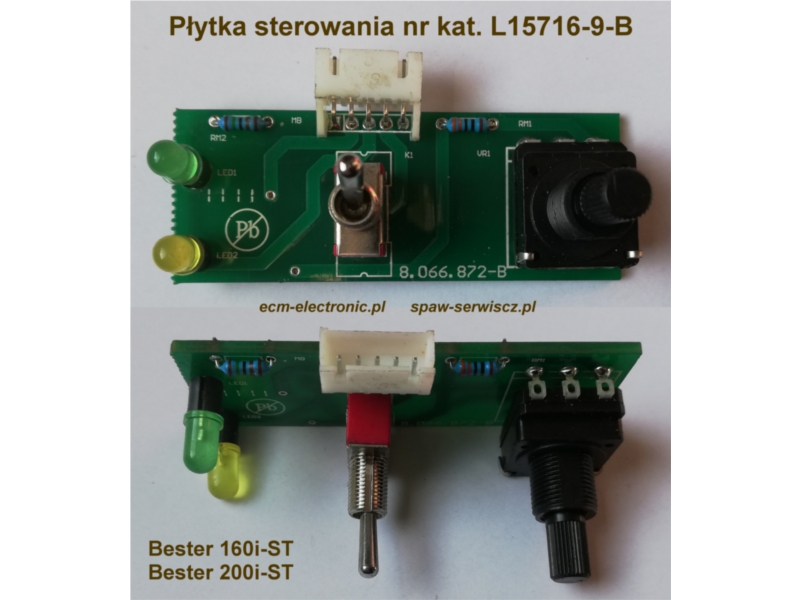 Pytka sterowania/kontrolna Bester 160i-ST/200i-ST