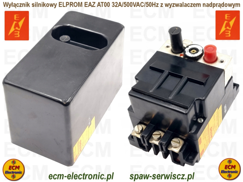 Wycznik silnikowy ELPROM EAZ AT00/32A/500VAC/50Hz