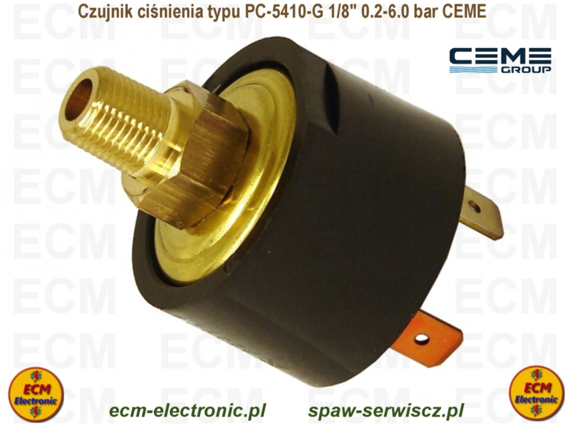 Czujnik ci�nienia (presostat) PC-5410-G 1/8" 0.2-6.0 bar CEME