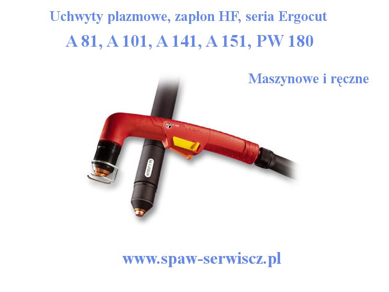 Uchwyt do cicia plazm typu PW 180 - PW 180P (Trafimet)