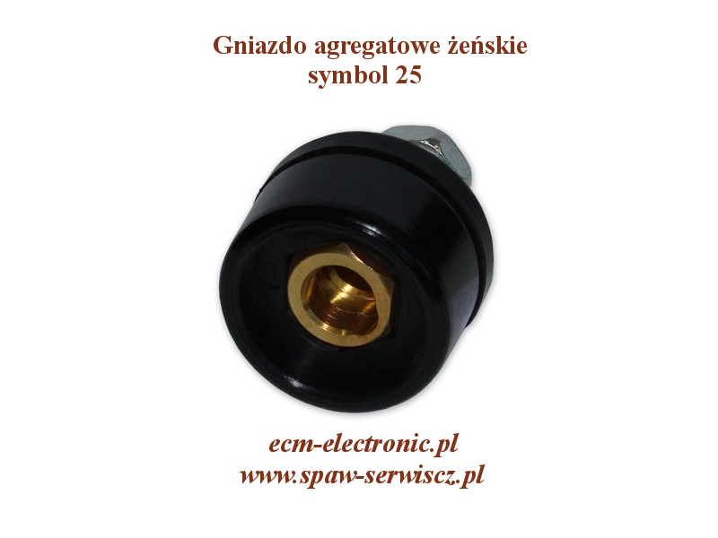 Gniazdo spawalnicze agregatowe eskie 200A/16 - 25 mm²