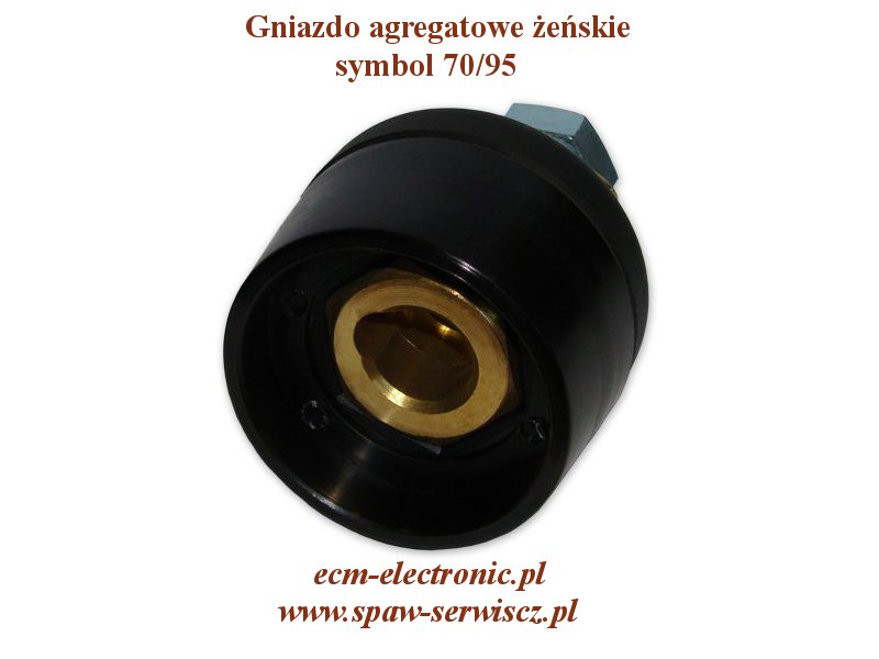 Gniazdo spawalnicze agregatowe eskie 500A/70 - 95 mm²