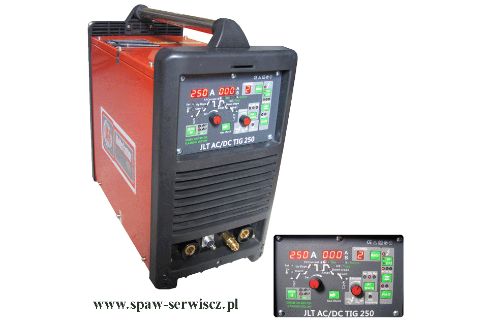 Spawarka inwertorowa JLT Welder Fantasy PRO TIG AC/DC 250