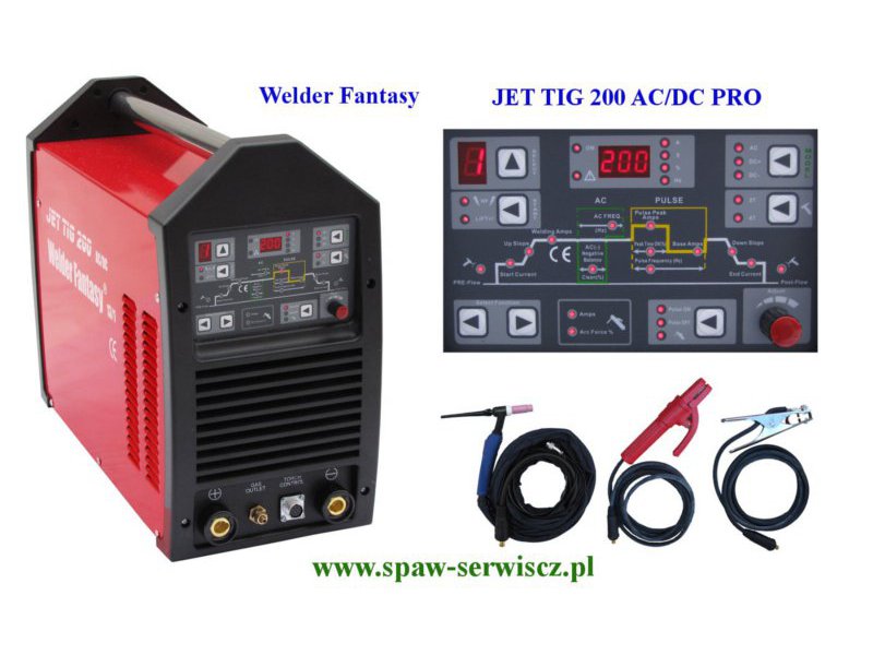 Spawarka inwertorowa Welder Fantasy JET TIG AC/DC 200 PRO