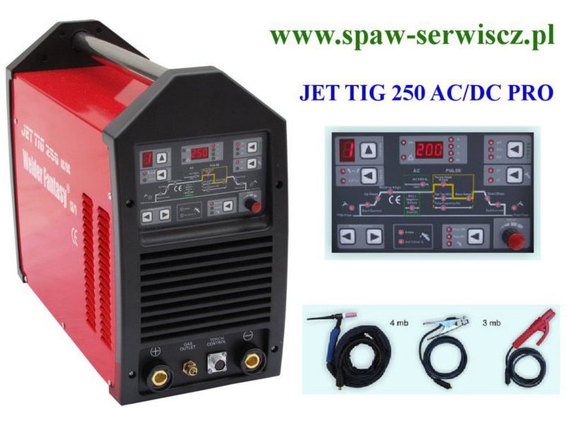 Spawarka inwertorowa Welder Fantasy JET TIG AC/DC 250 PRO