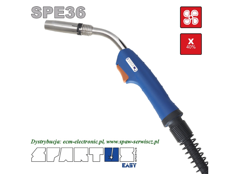 Uchwyt spawalniczy MIG typu SPE-360/3m (320A - 40%) SPARTUS Easy