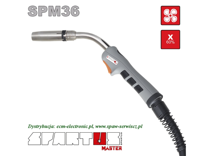 Uchwyt spawaln. MIG typu SPM-360/3m (320A - 60%) SPARTUS Master