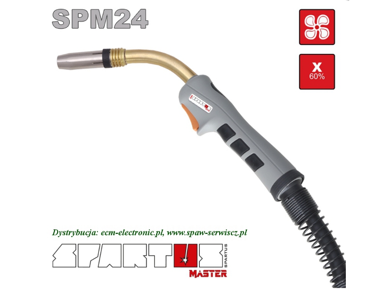 Uchwyt spawaln. MIG typu SPM-240/3m (250A - 60%) SPARTUS Master