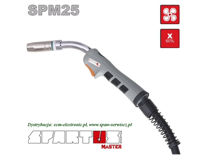 Uchwyt spawaln. MIG typu SPM-250/3m (230A - 60%) SPARTUS Master