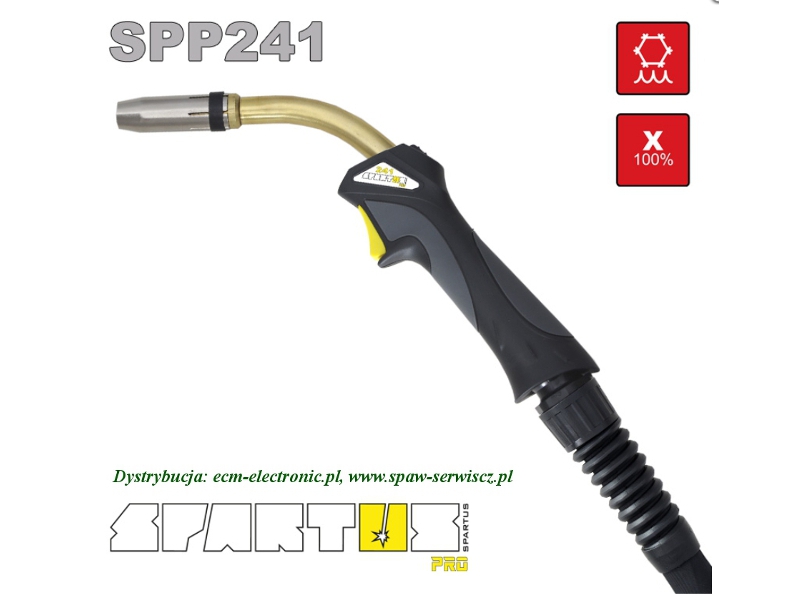 Uchwyt ch. ciecz MIG typu SPP-241/3m (300A - 100%) SPARTUS Pro
