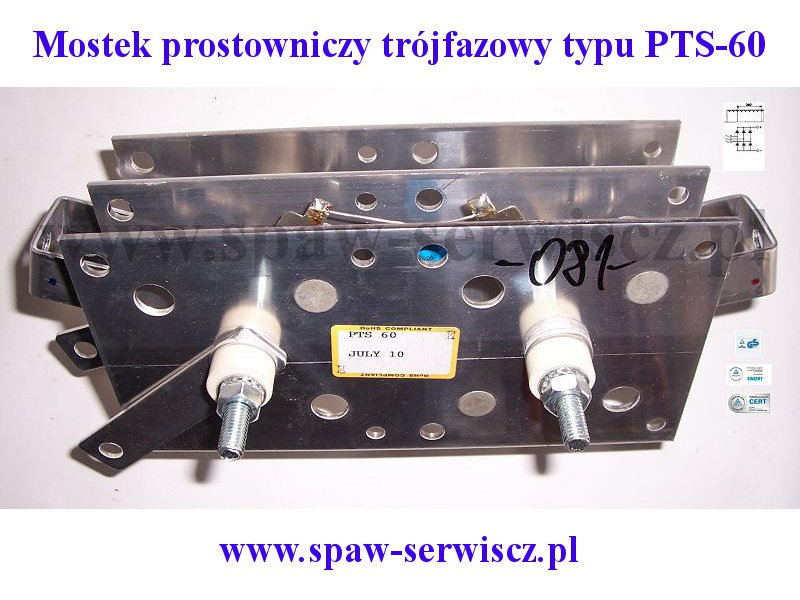 Mostek prostow. trjfazowy typu PTS-60 (60A) kod 1156-112-081R