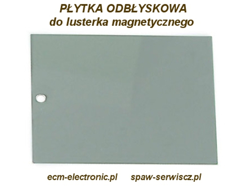 Pytka odblaskowa do lusterka magnetycznego