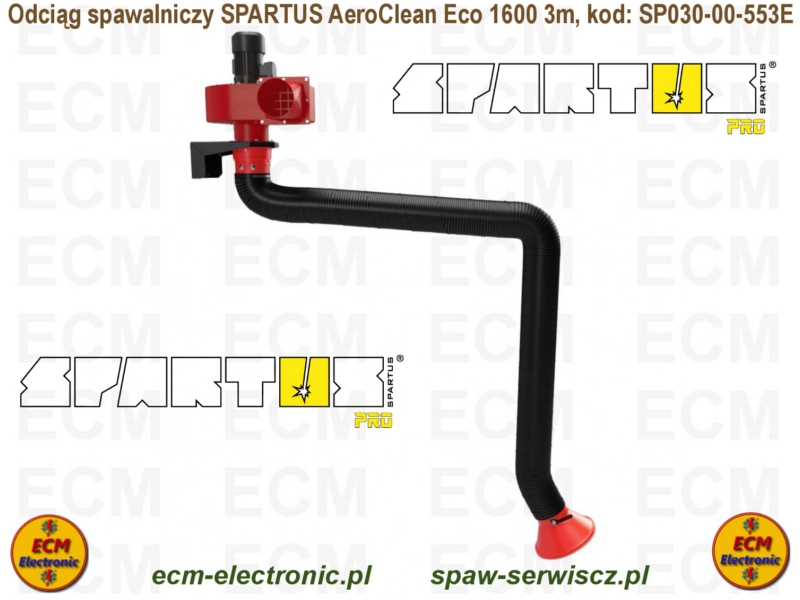 Odci�g spawalniczy SPARTUS AeroClean Eco 1600 3m