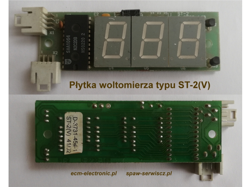 Pytka woltomierza typu ST-2(V), kod 0918-432-052R