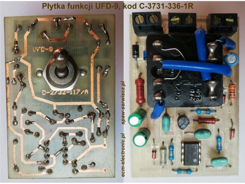 Pytka funkcji typu UFD-9, kod C-3731-336-1R