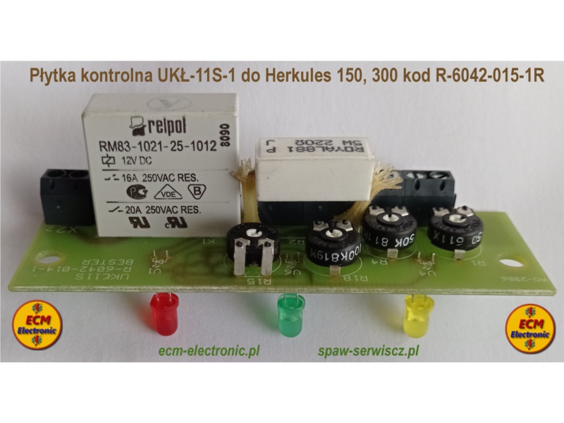 Płytka kontrolna UKŁ-11S-1 do Herkules 150, 300 kod R-6042-015-1