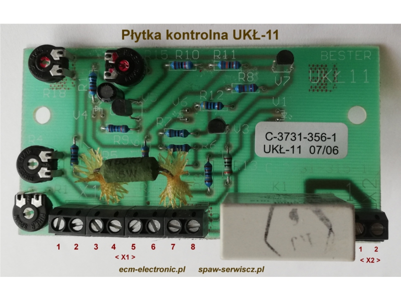 Płytka kontrolna UKŁ-11 do Hercules 150, 300 kod 0918-432-054R