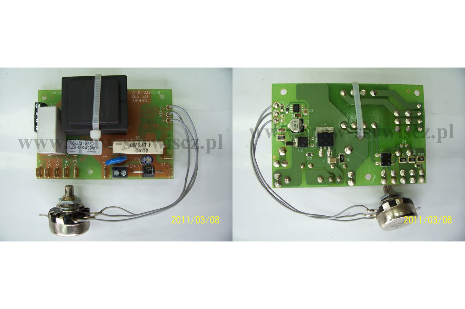 Sterownik pautomatu spawaln. typu US-45S kod 0918-432-076R