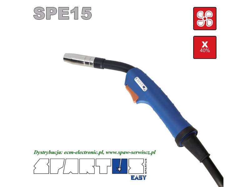 Uchwyt spawalniczy MIG typu SPE-150/3m (180A - 40%) SPARTUS Easy