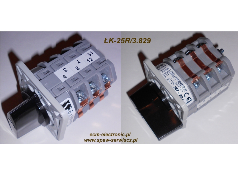 Przełącznik zakresów napięciowych ŁK-25R/3.829 kod 1115-260-166R