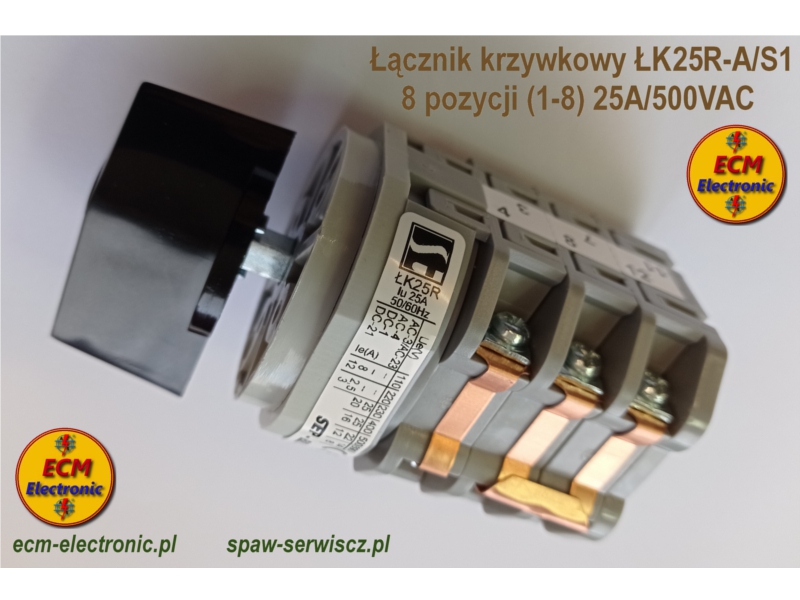 Przełącznik zakr. prądu ŁK25R-A/S1 do spawarek XTE 171C-201C