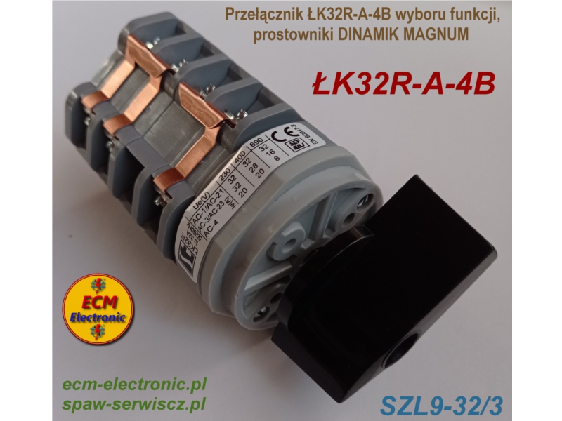 Przełącznik ŁK32R-A-4B wyb. funkcji, prost. MAGNUM Dinamik