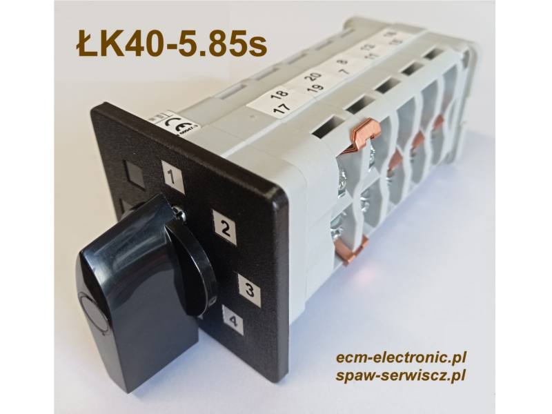 Przełącznik zakresów typu ŁK40-5.85s kod 1115-260-116R