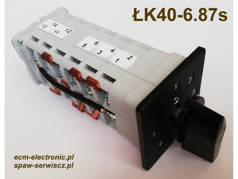 Przełącznik zakresów typu ŁK40-6.87s kod 1115-260-115R