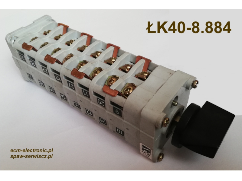 Przełącznik zakresów typu ŁK40-8.884 kod 0349302644